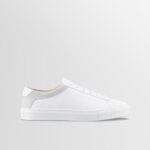 Capri Leather & Suede Sneaker in Avorio