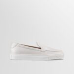 Lido Leather Loafer in Parchment