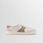 Monza Leather Sneaker in Latte