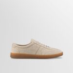 Monza Suede Sneaker in Papyrus